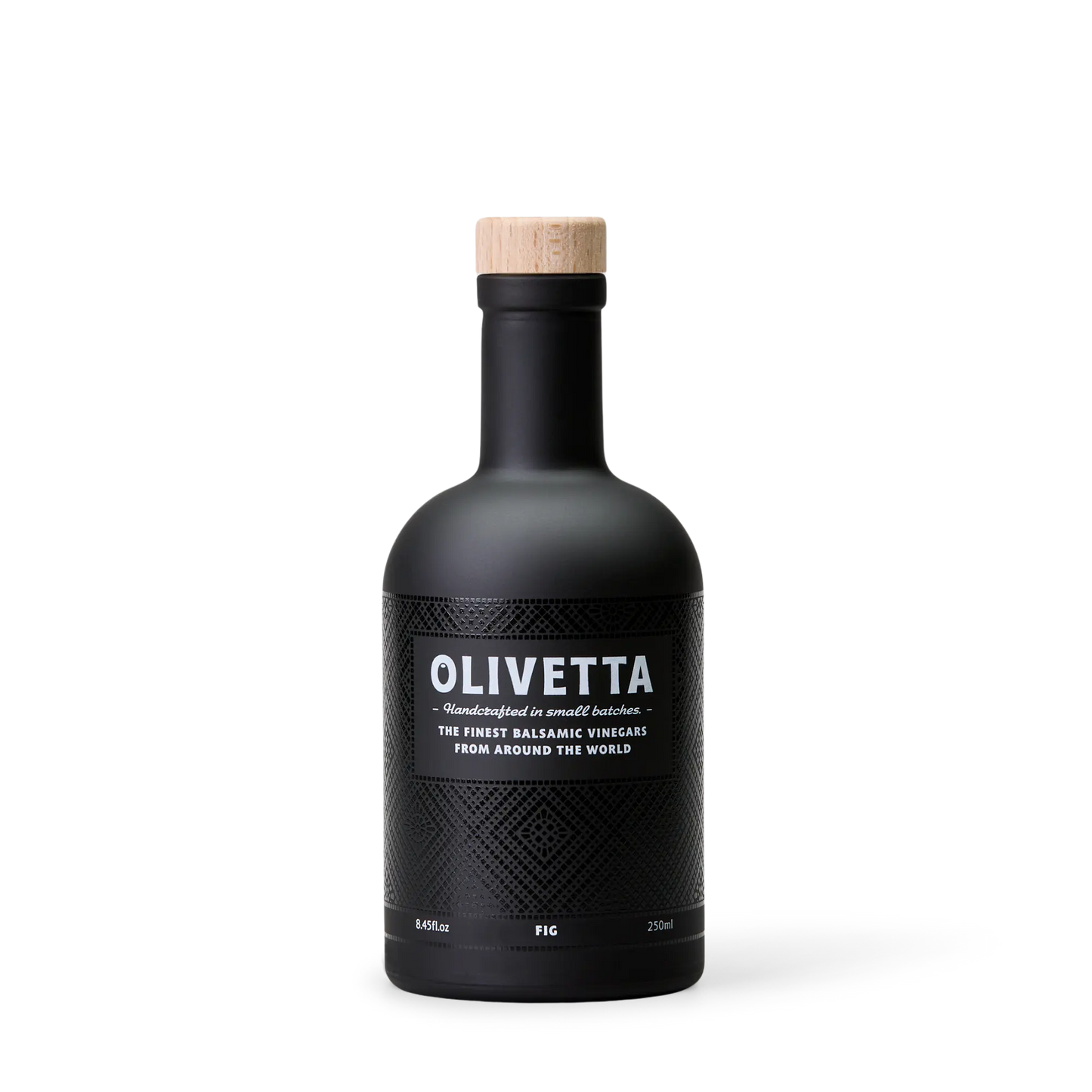 Olivetta Black Balsamic Vinegar Fig 250ml Alfa Messinias