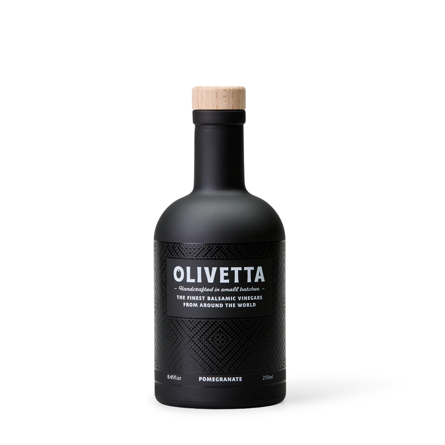 Olivetta Black Balsamic Vinegar Pomegranate 250ml Alfa Messinias