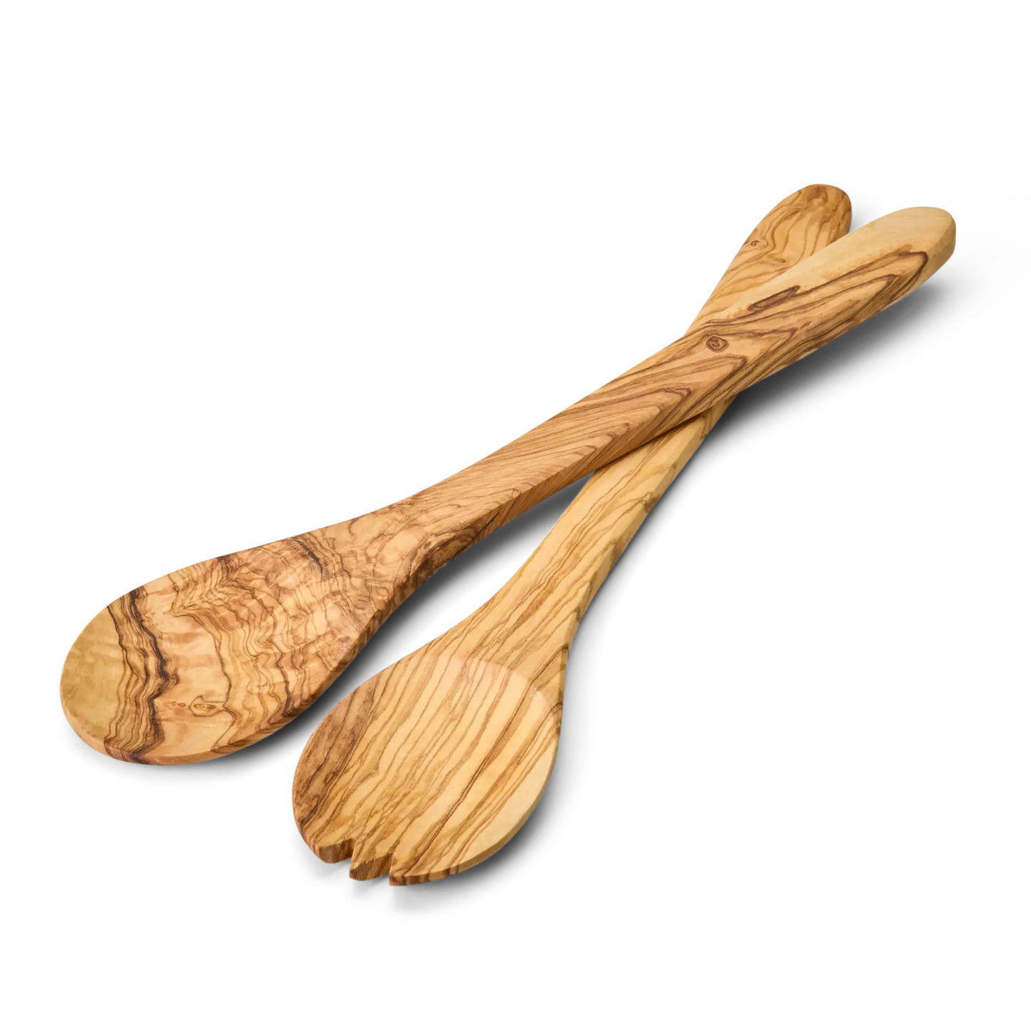 Olivetta Olive Wood Salad Server Set Olivetta