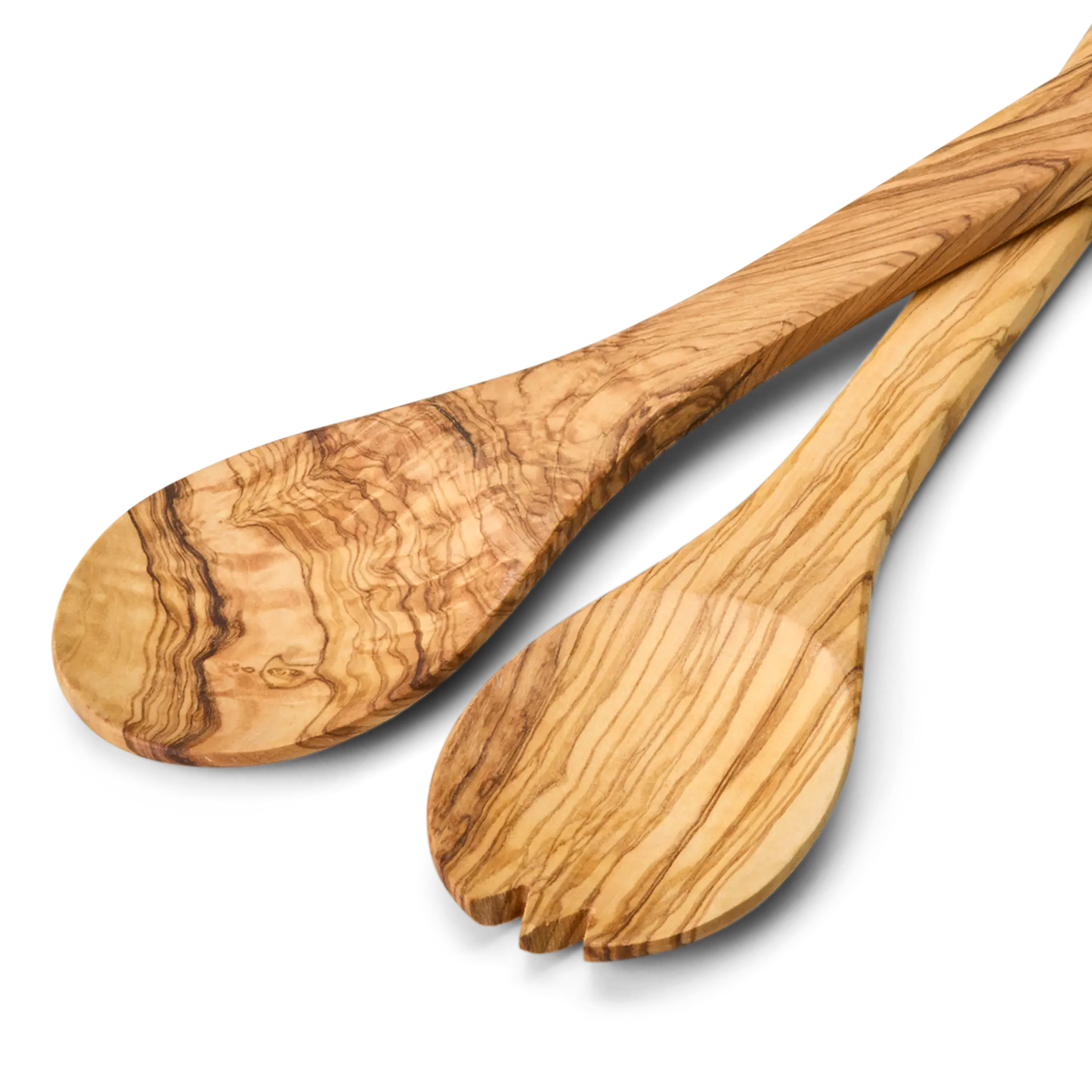 Olivetta Olive Wood Salad Server Set Olivetta