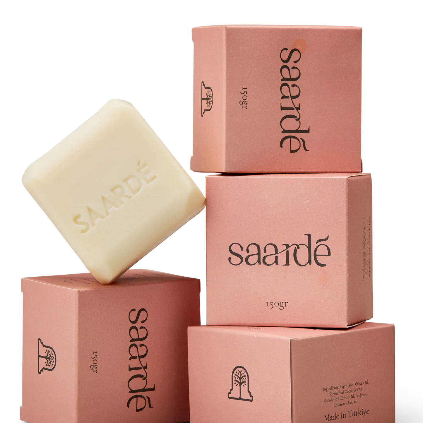 Saardé Istanbul Natural Olive Oil Soap Bar 150gr Clove Sandalwood Cardamom Saarde