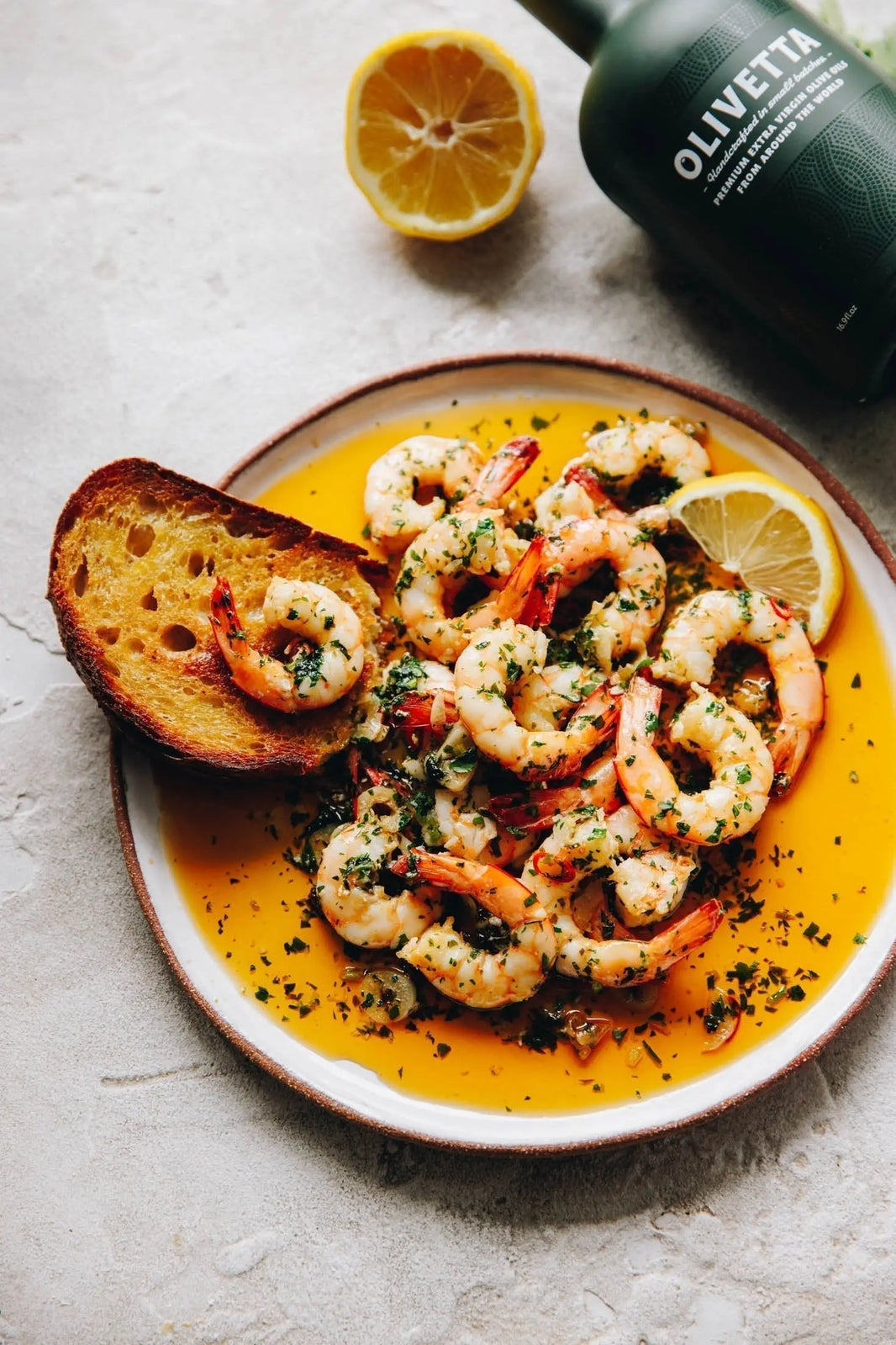 Daen Kelly Recipe: Spanish Garlic Prawns - Olivetta