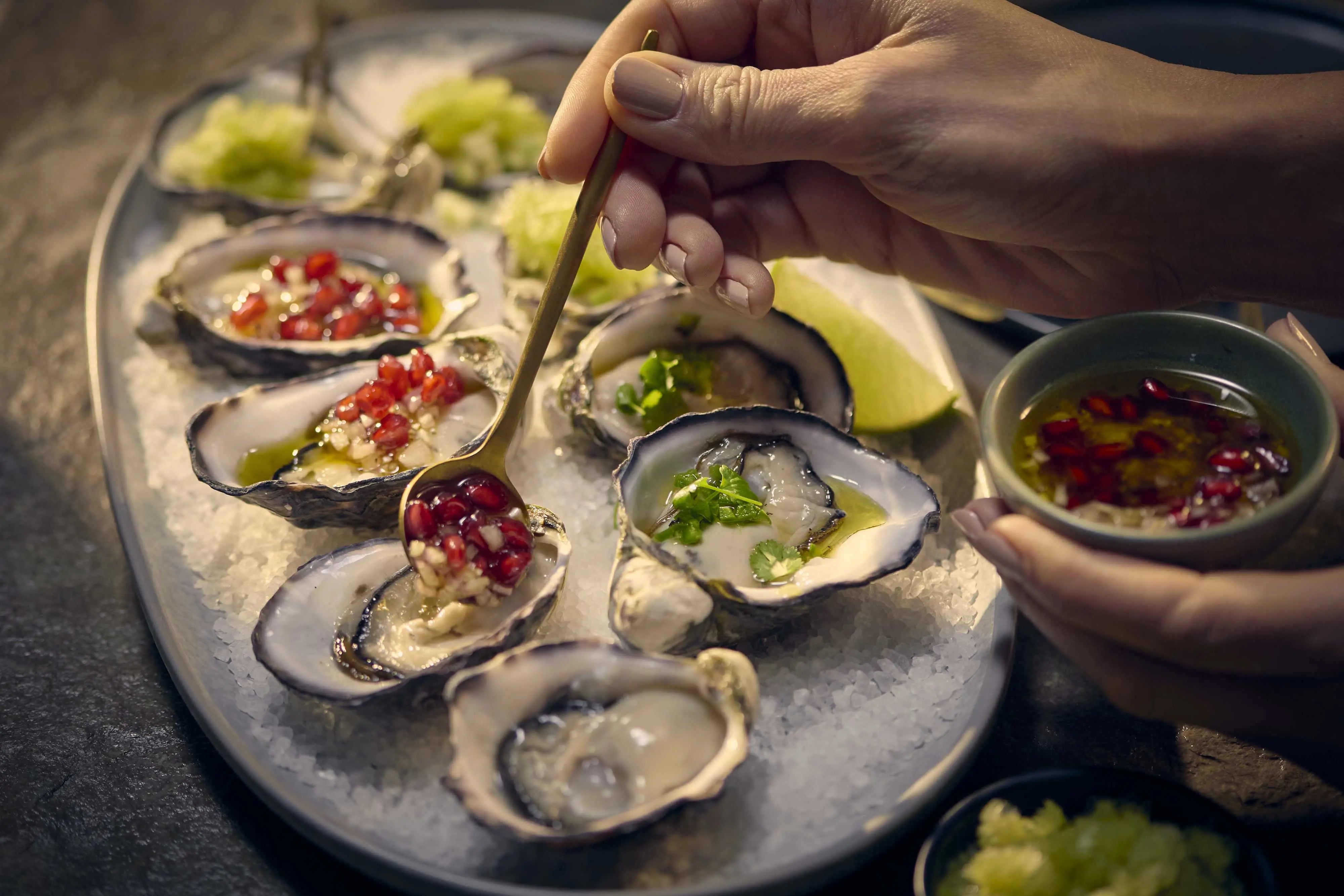 Ocean Triptych: Apple, Jewel and Flame - Olivetta