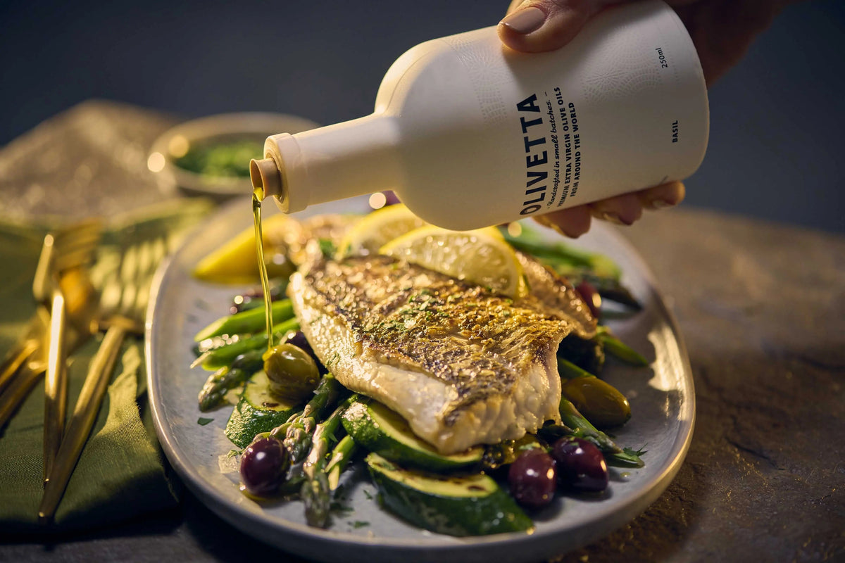 Spring Symphony with Crispy Skinned Fish