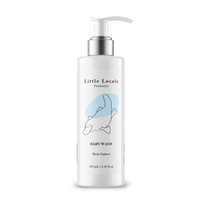Milie Organics Little Locals Baby Wash 125ml in a white pump bottle