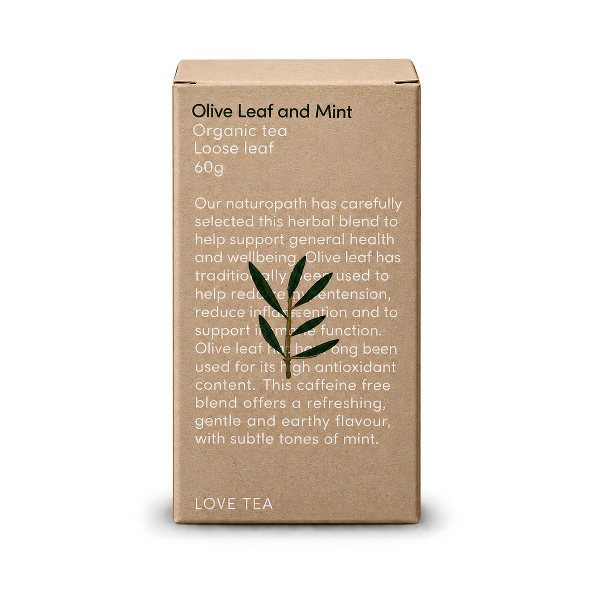 Love Tea Olive Leaf and Mint Loose Leaf Tea 60g