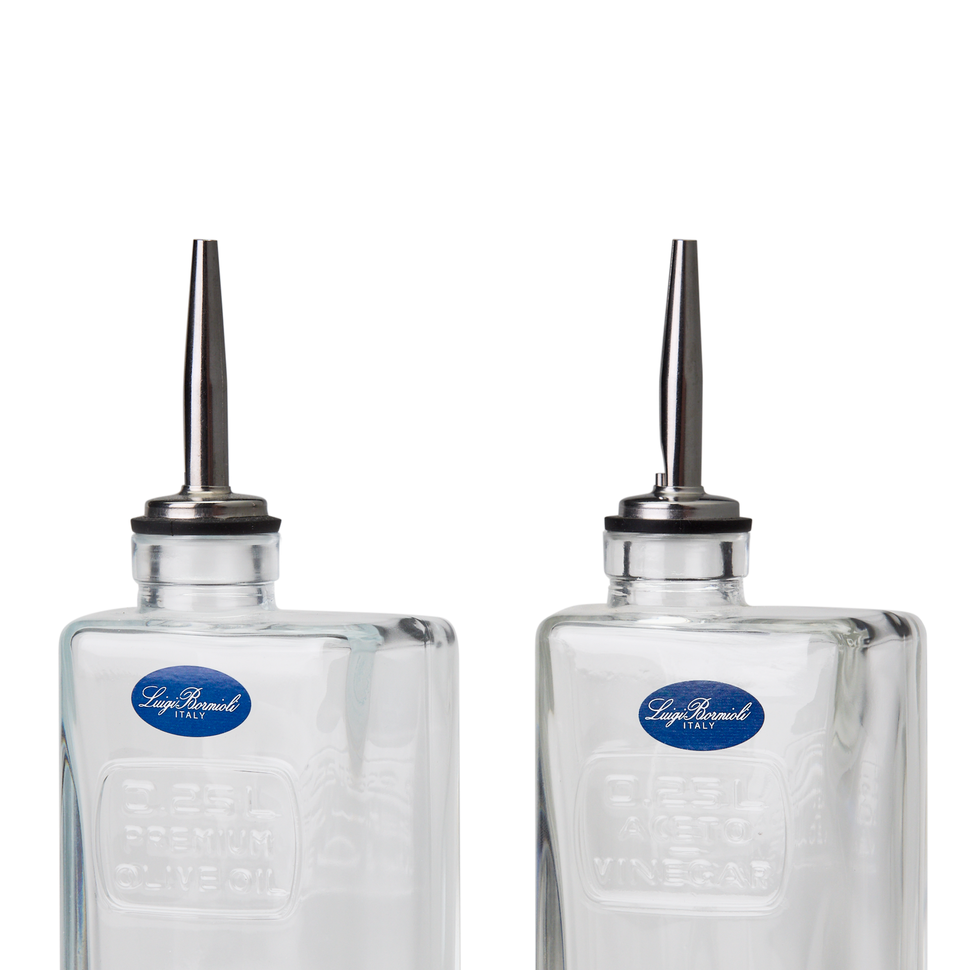 Luigi Bormioli 250ml Olive Oil & Vinegar Pourer Set