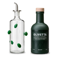 Maison Balzac 250ml Olive Oil Pourer with Olivetta Delicate Extra Virgin Olive Oil 250ml, premium olive oil gift set.