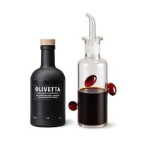 The Balsamic Pourer Set with 250ml Maison Balzac Balsamic Pourer and Olivetta Fig Flavoured Black Balsamic Vinegar 250ml