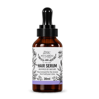 Rio Largo Olive Estate Hair Serum 30ml by Jodi-Ann, an olive oil based serum for nourishing and conditioning hair, presented in an amber glass dropper bottle.