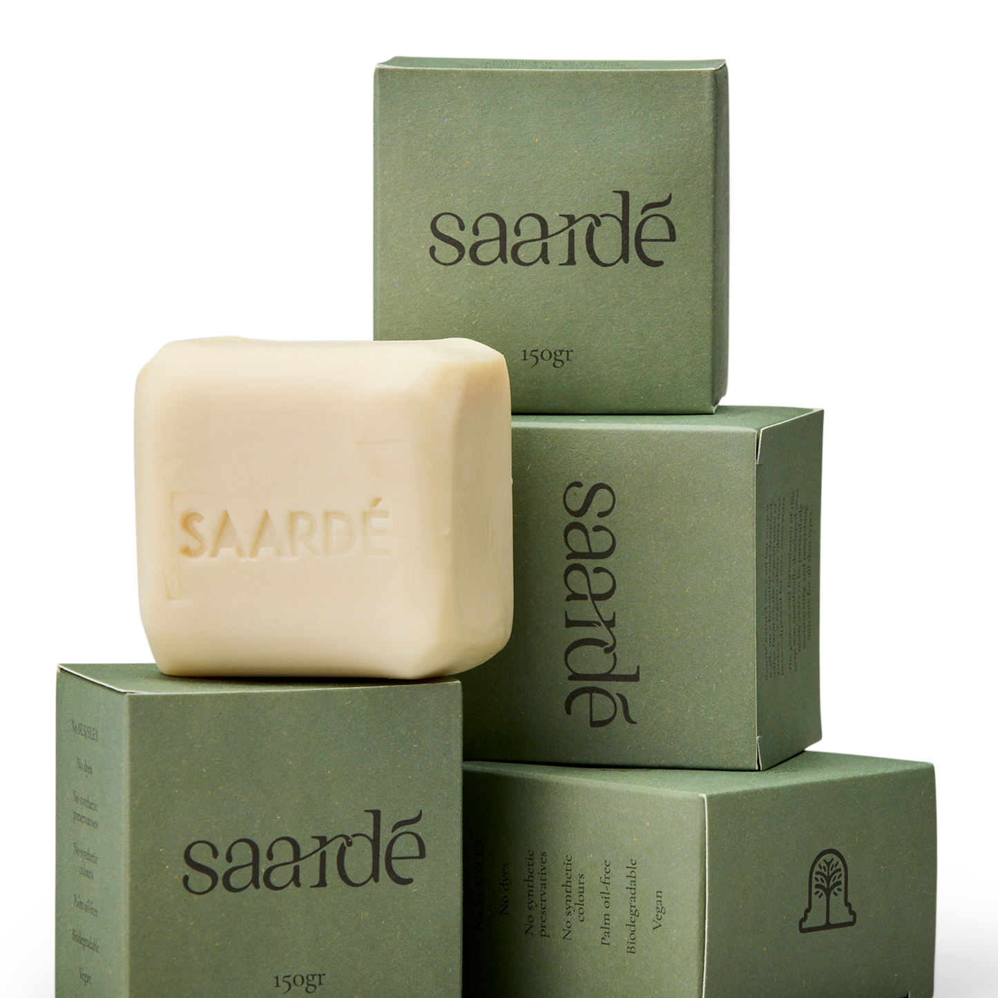 Saardé Fresco Natural Olive Oil Soap Bar 150gr Eucalyptus Lemon Patchouli