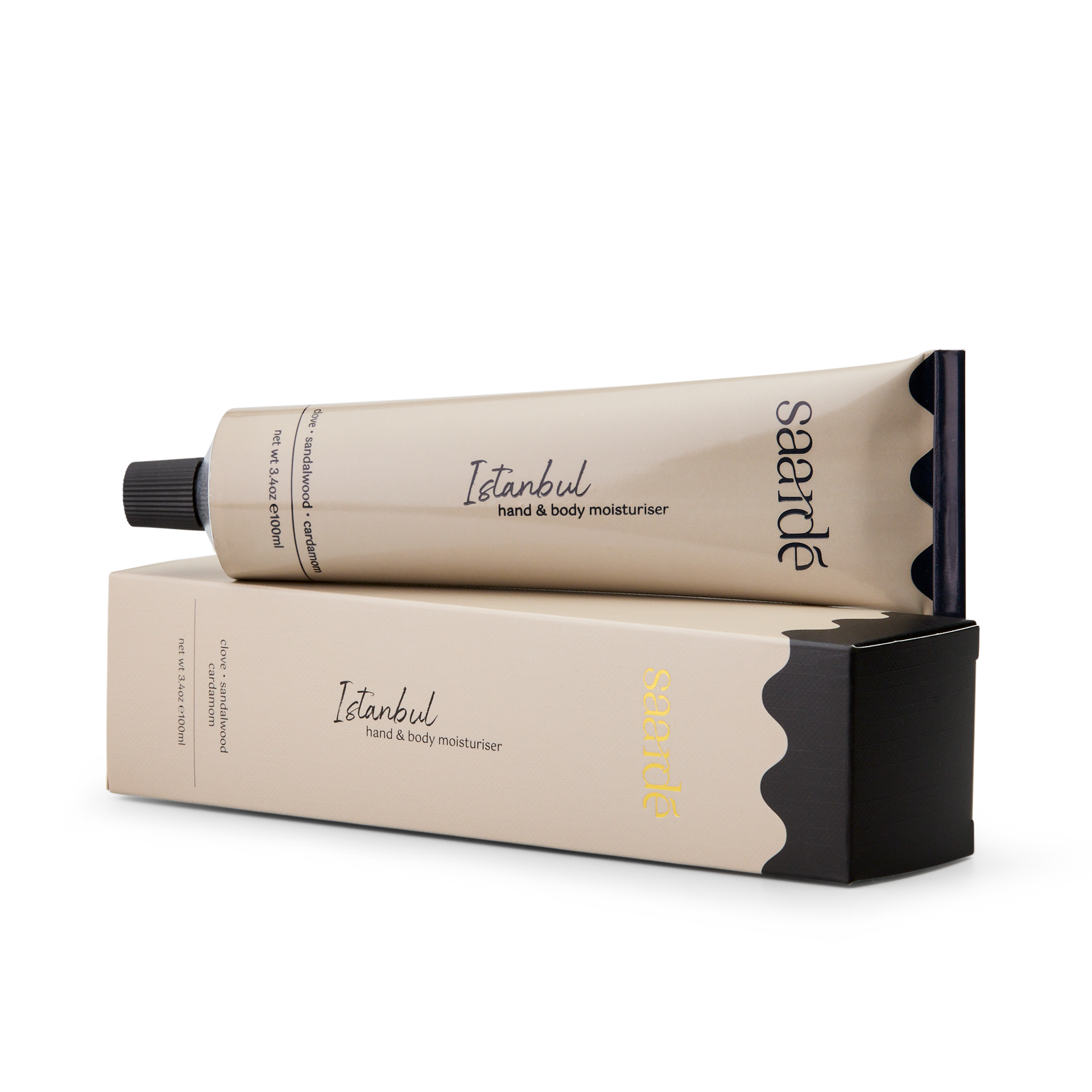 Saardé Istanbul 100ml Hand & Body Moisturiser Clove Sandalwood Cardamom