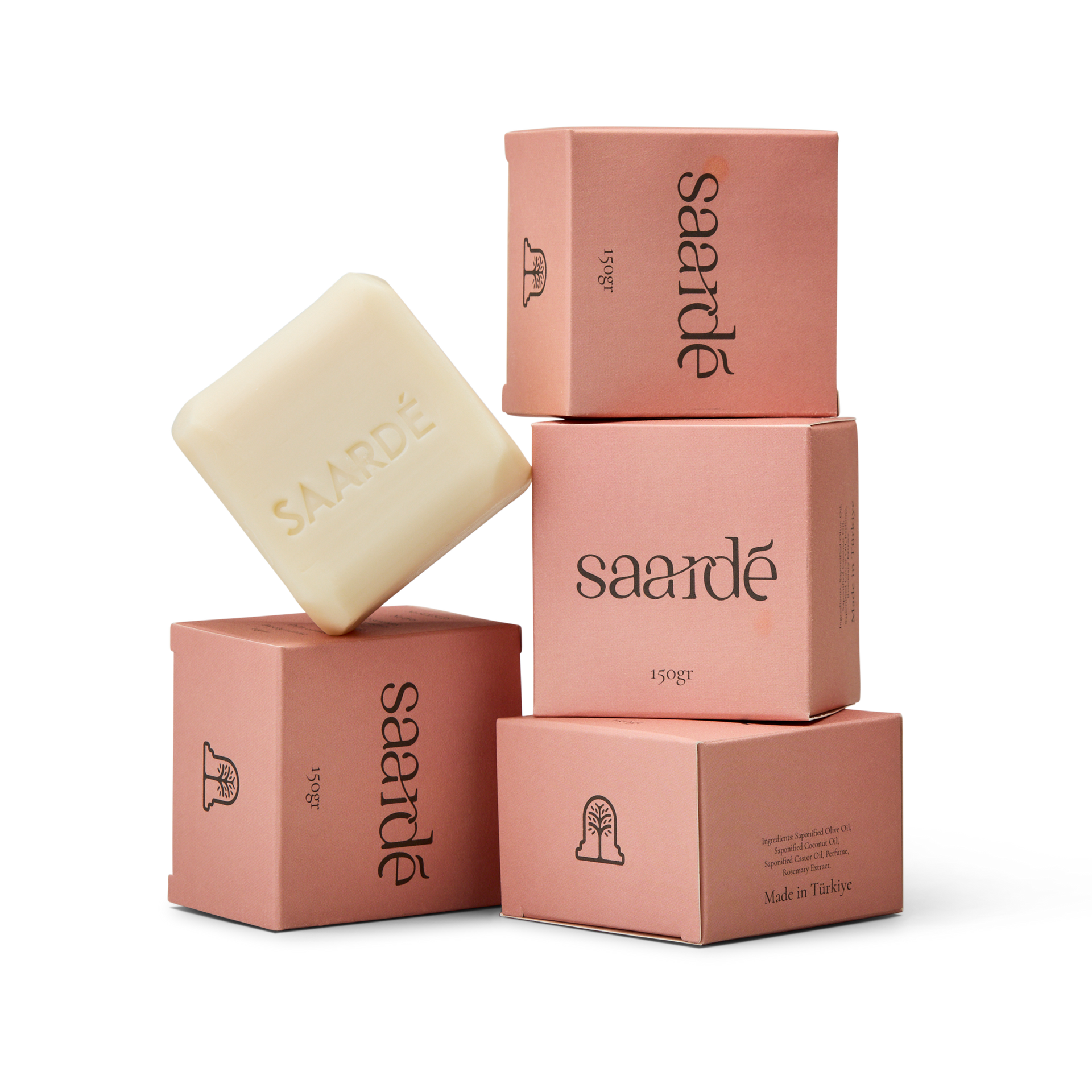 Saardé Istanbul Natural Olive Oil Soap Bar 150gr Clove Sandalwood Cardamom