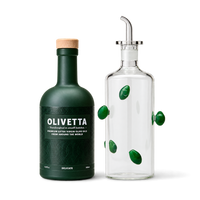The Everyday Pourer Set 500ml with Maison Balzac olive oil pourer and Olivetta Delicate Extra Virgin Olive Oil 500ml gift set